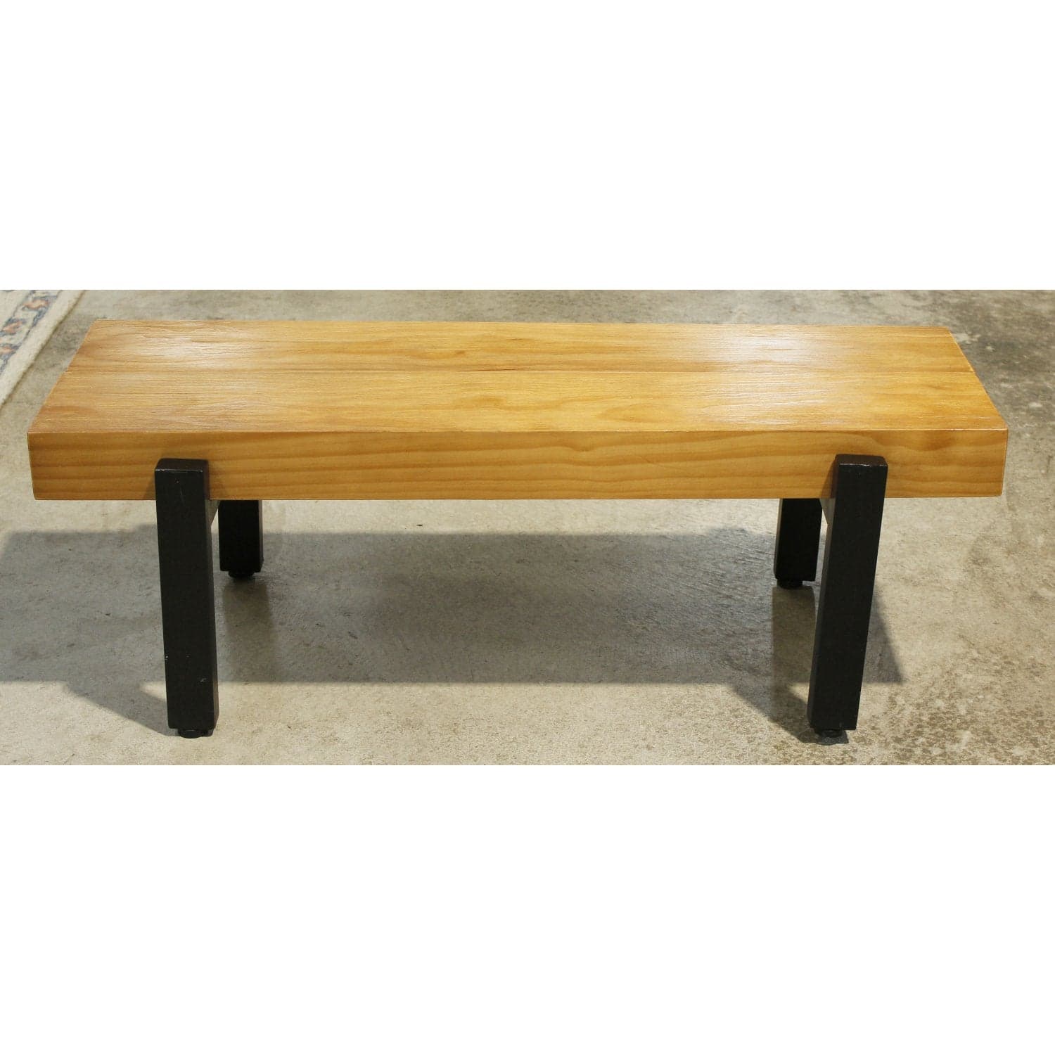 Wood Plank & Metal Bench - Thumbnail 2