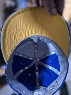 New Era 59Fifty Los Angeles Rams NFL Fitted Cap Gold Blue, Size 7 1/8 - Thumbnail 5