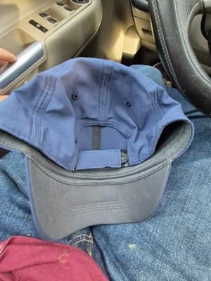 Nike Dri-FIT Club Cap Adjustable Breathable Navy Baseball Golf Hat M/L - Thumbnail 3