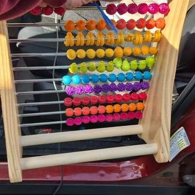 B. Wooden Abacus CH0940-01 Colorful Counting Mathematics Toy 2023 - Thumbnail 3