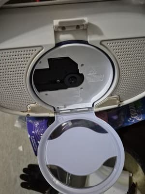 CD Player Boombox/iPad Dock Vintage Retro Portable Radio Boombox CD Player Radio - Thumbnail 2