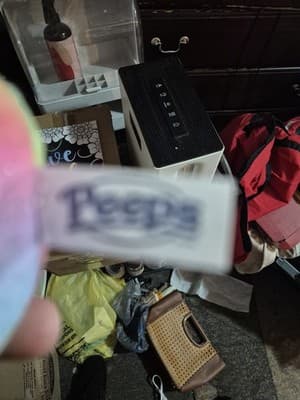 Small 2" tie dyed Peeps plush toy - Thumbnail 2