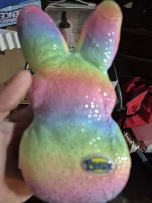 Small 2" tie dyed Peeps plush toy - Thumbnail 4