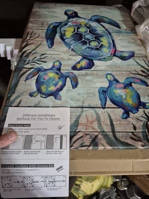 Sea Turtle Multi Color Canvas Print - Image 1