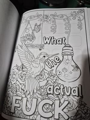 Adult Swear Words Coloring Book: Live, Laugh, Fuck Off: Swear Words Colourin... - Thumbnail 3