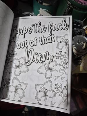 Adult Swear Words Coloring Book: Live, Laugh, Fuck Off: Swear Words Colourin... - Thumbnail 7