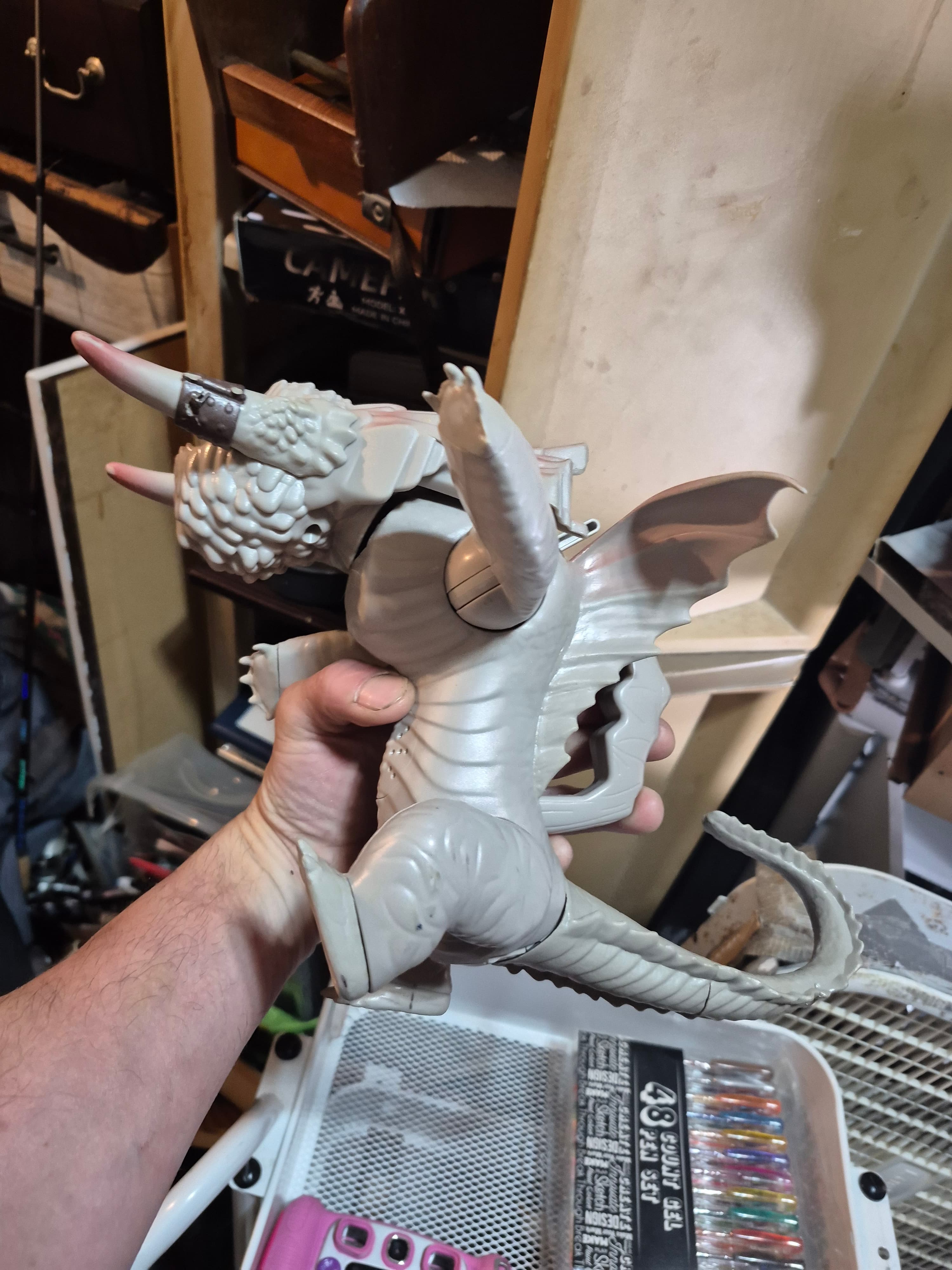 Vintage Monster Figure with Spikes and Claws - Thumbnail 4