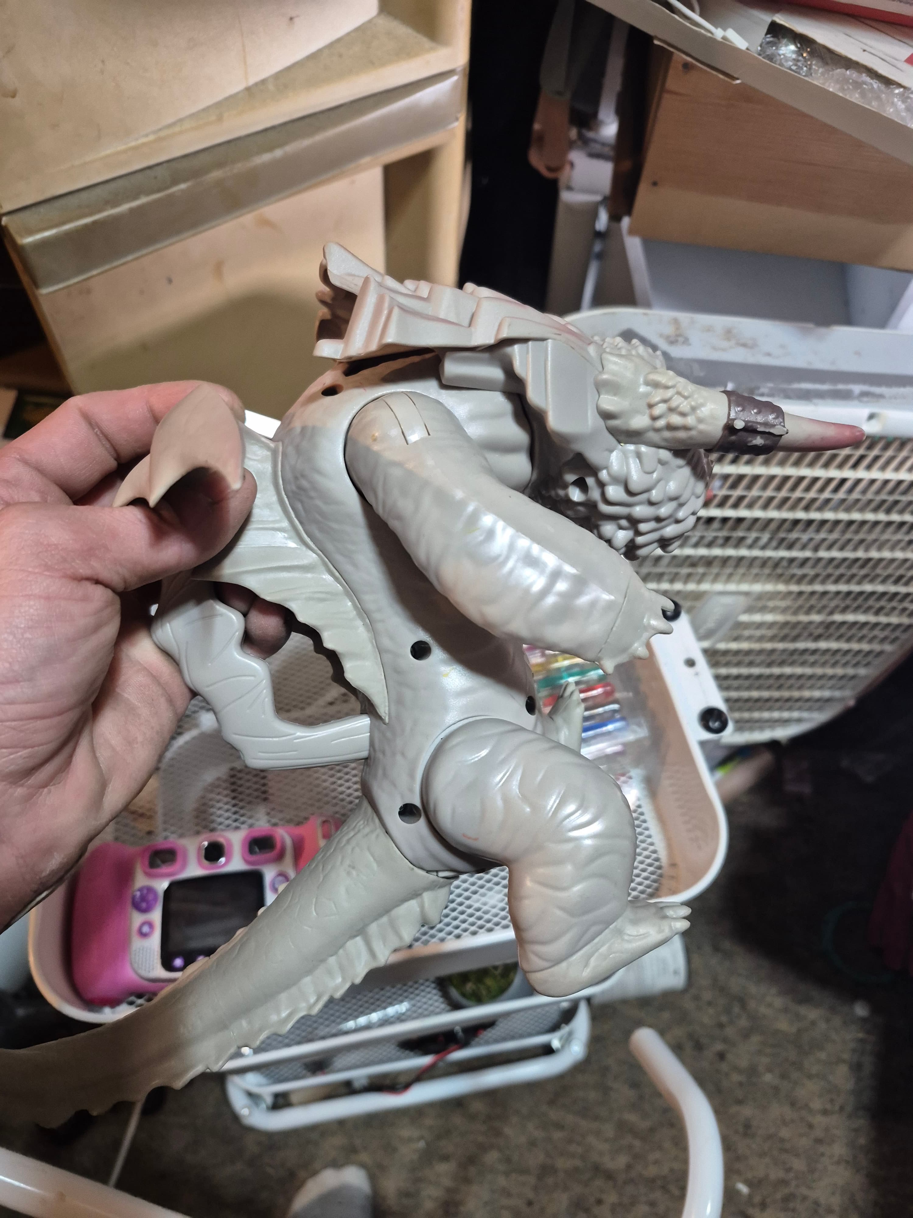 Vintage Monster Figure with Spikes and Claws - Thumbnail 2