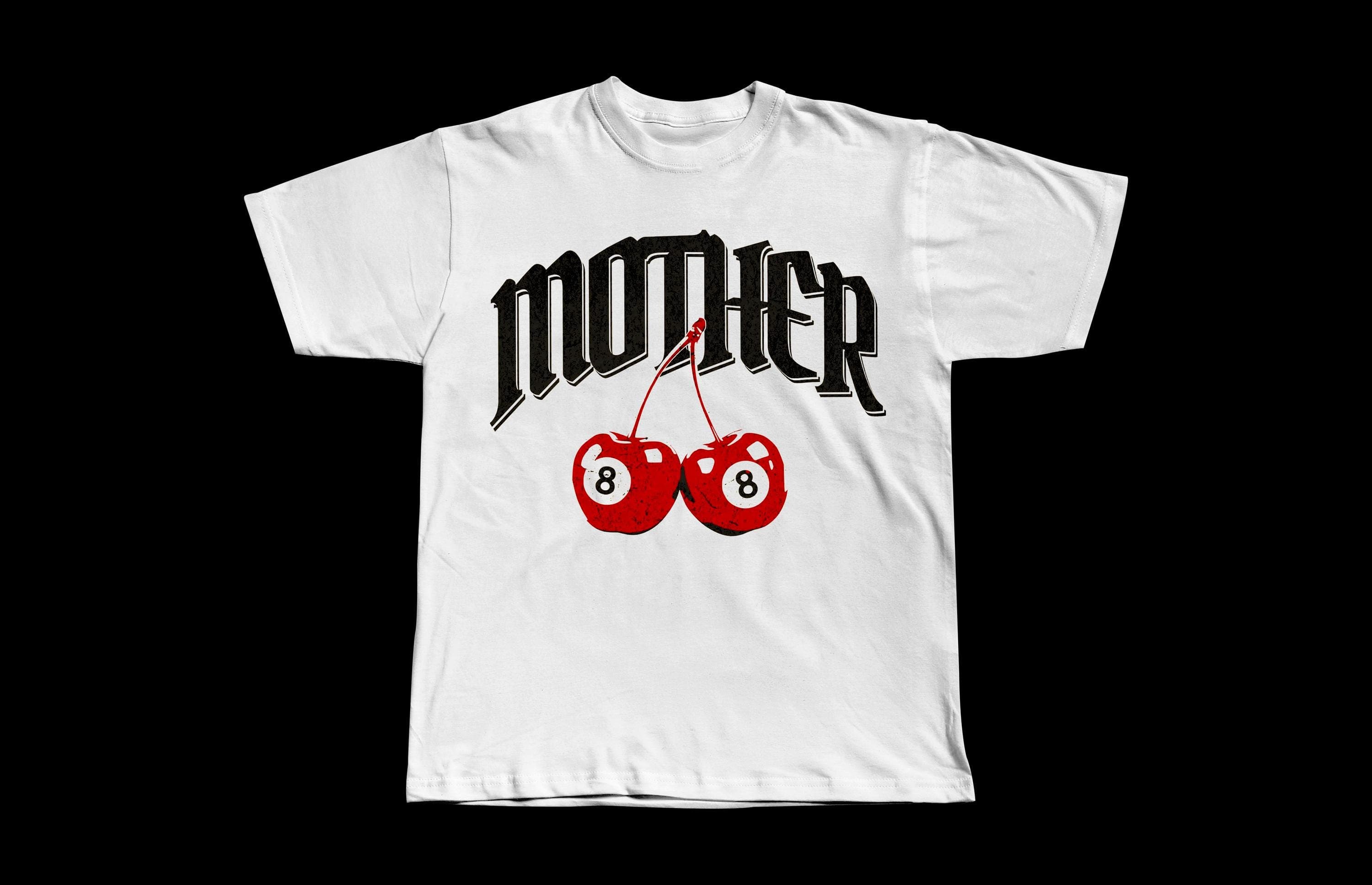 Mother Cherry Eight Ball Shirt | Heavyweight Cotton Streetwear - Image 1