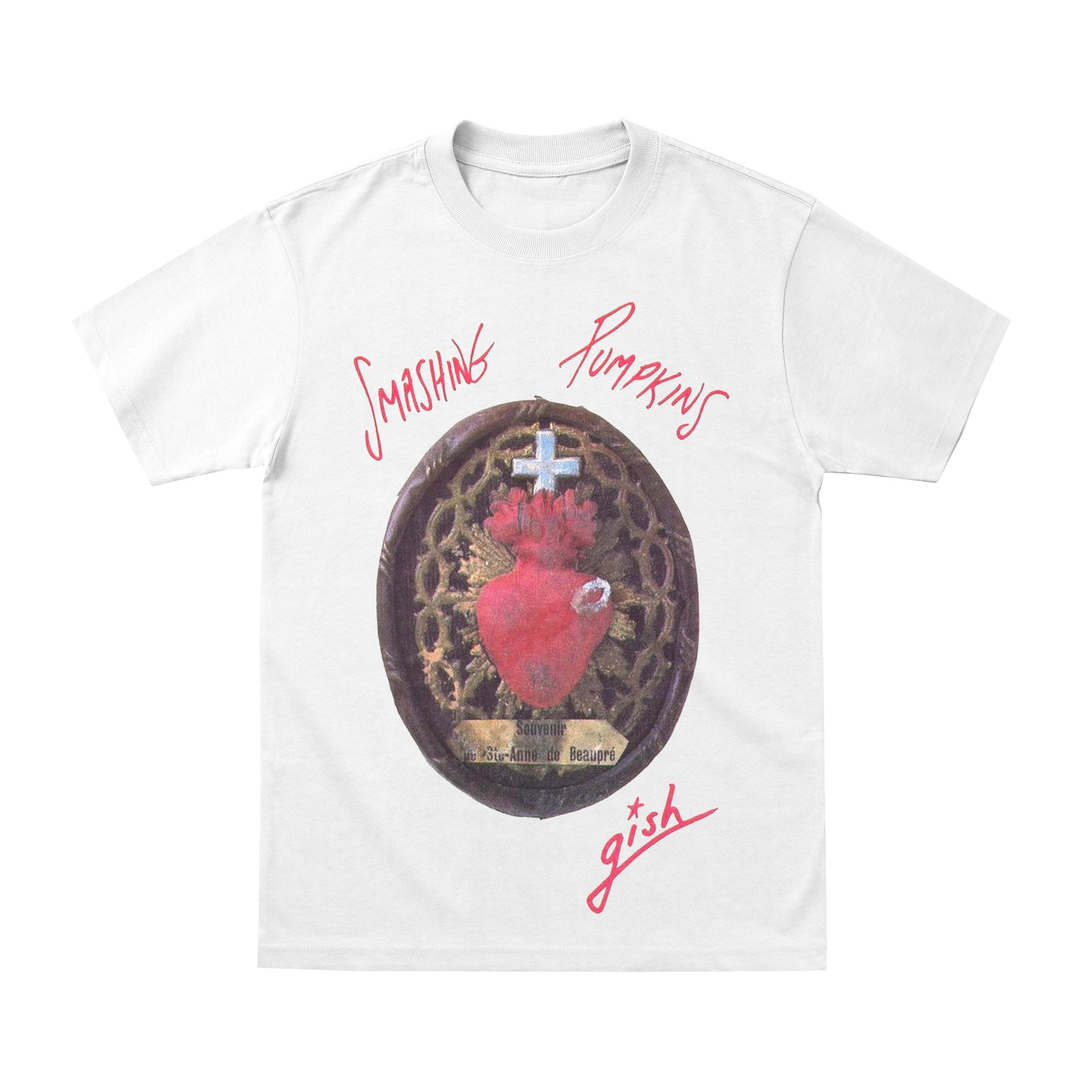 Smashing Pumpkins Gish Gilded Heart Shirt | Heavyweight Cotton Streetwear - Image 1