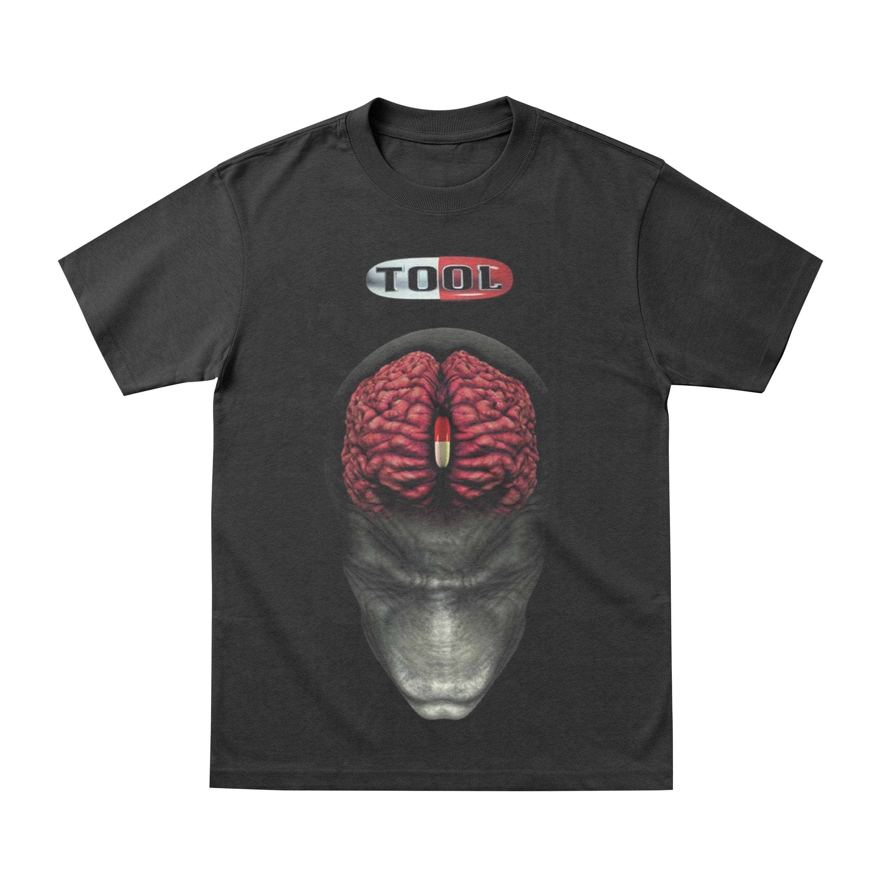 Tool Pill Brain Heavyweight Cotton T-Shirt | Streetwear Fit - Image 1