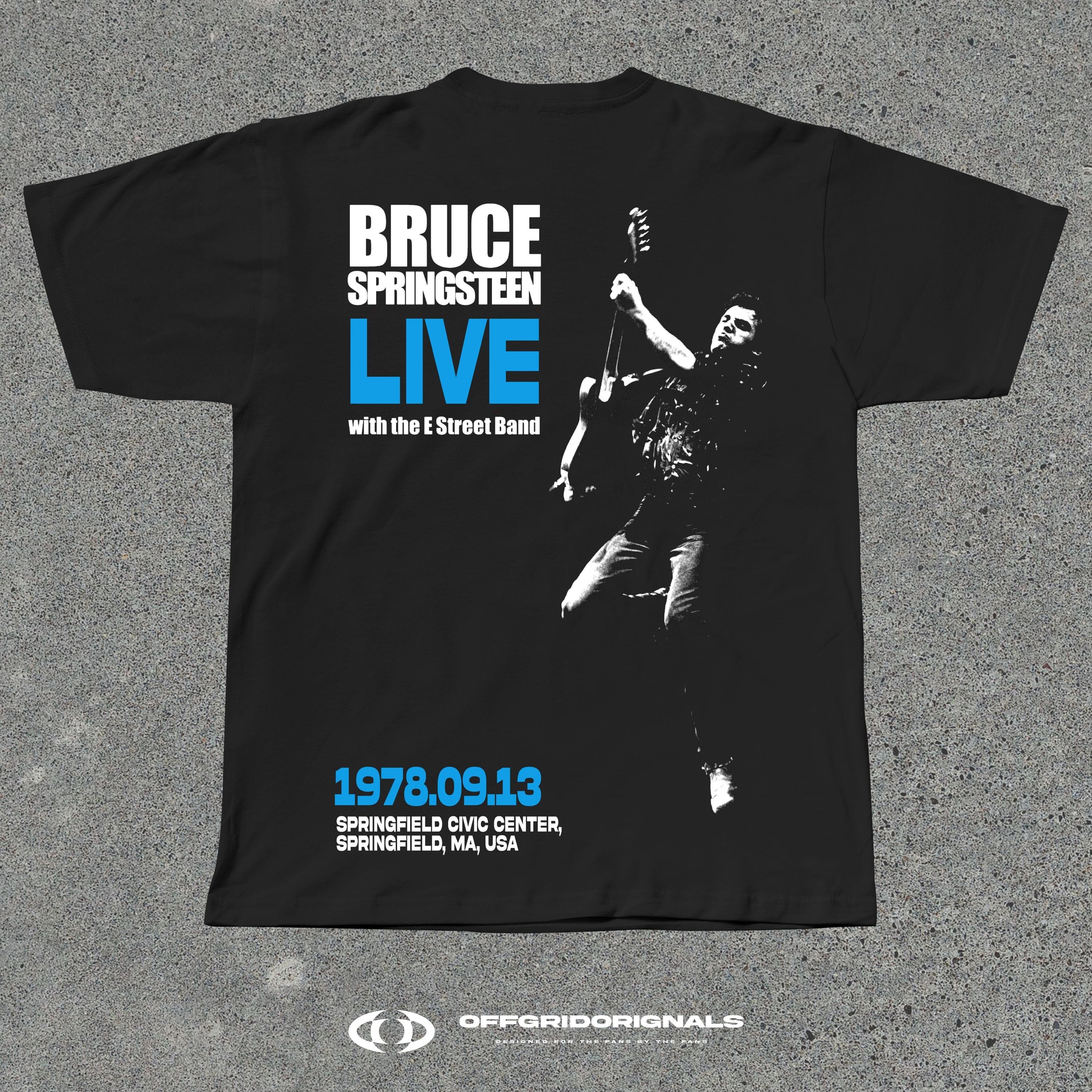 Bruce Springsteen Darkness on the Edge of Town 1978 Tour Shirt | 100% Cotton Heavyweight Tee - Thumbnail 2