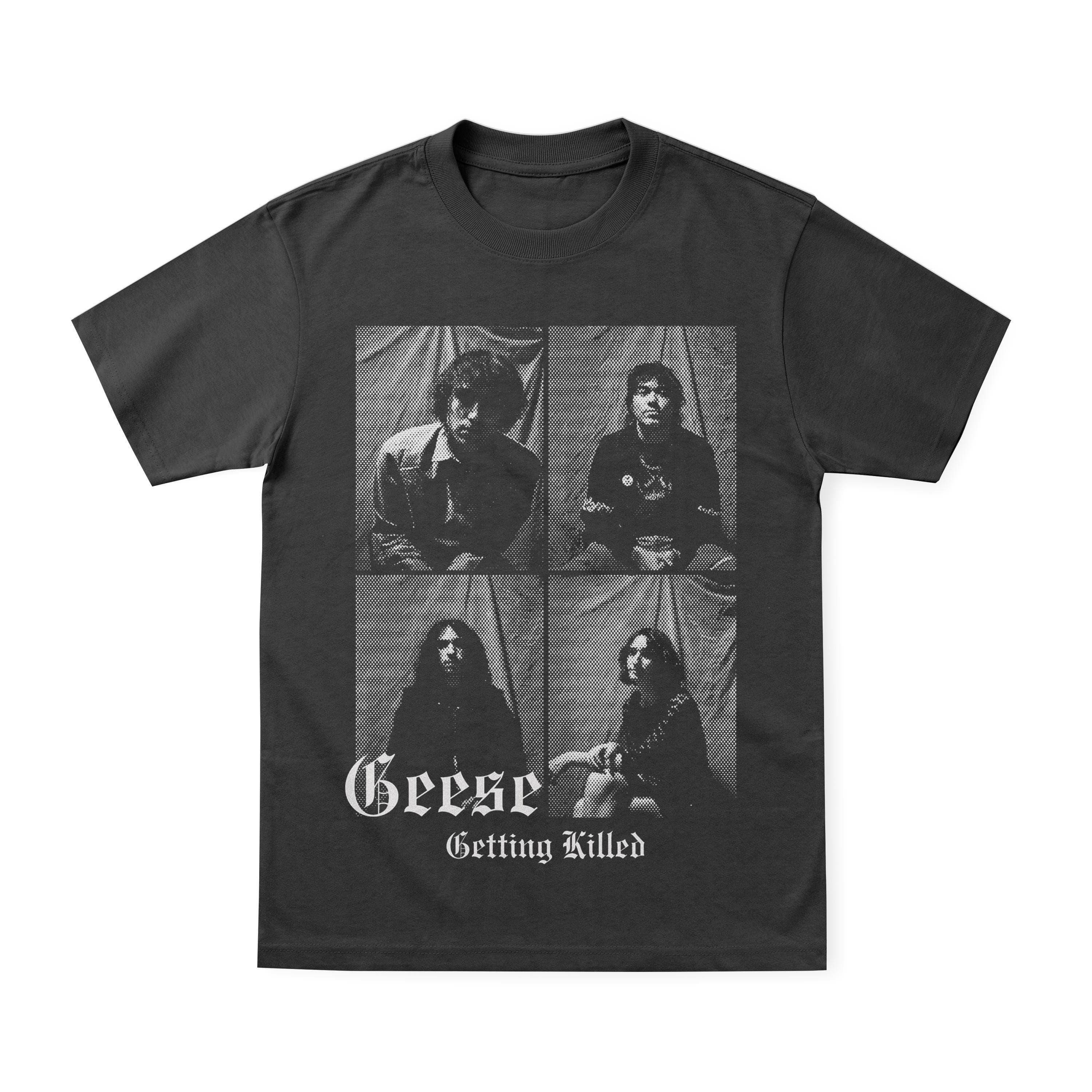 Geese Getting Killed Band T-Shirt | Heavyweight Cotton Streetwear Fit - Image 1