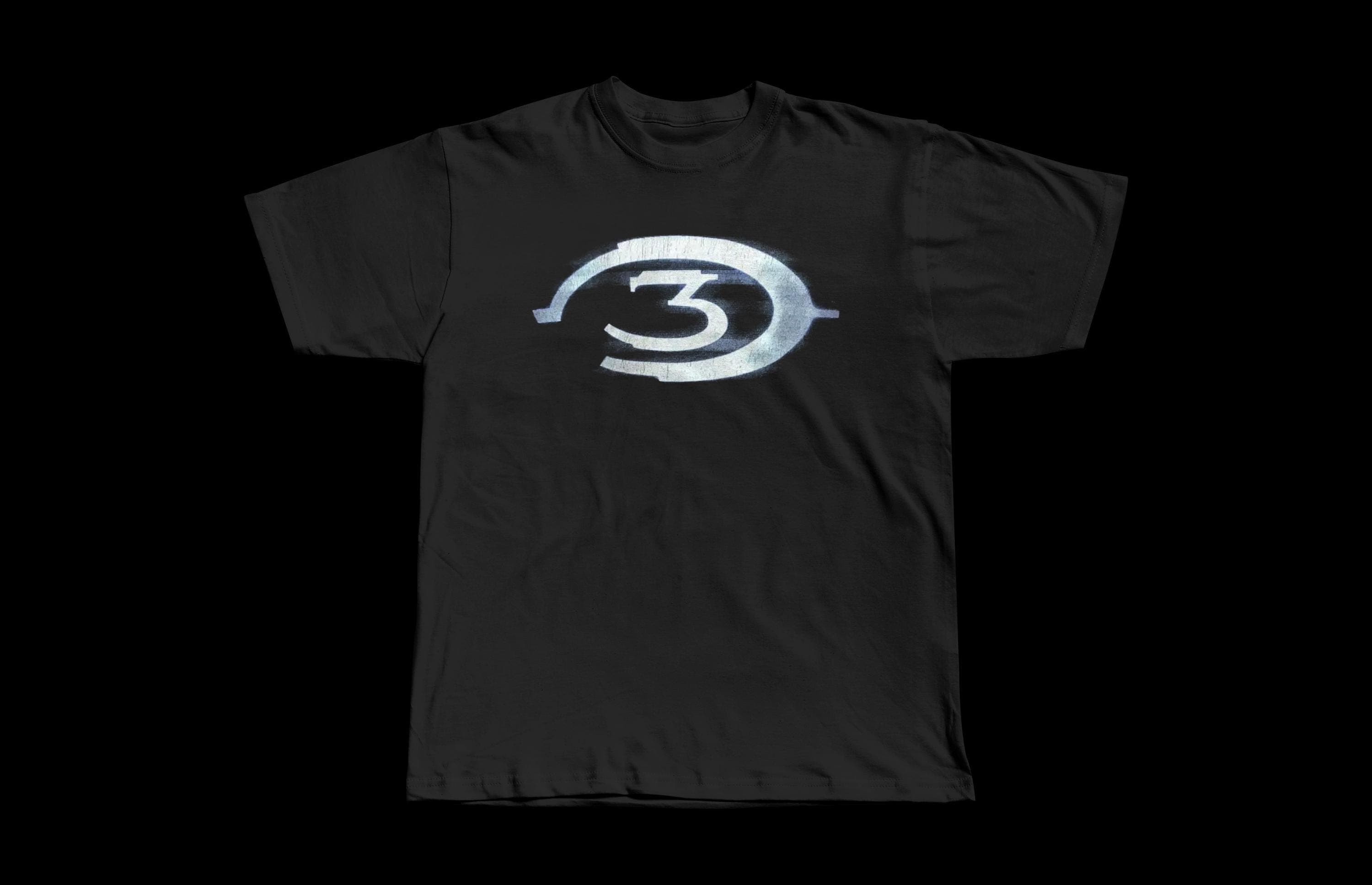 Halo 3 Finish The Fight Heavyweight T-Shirt | Streetwear Fit Cotton Tee - Image 1