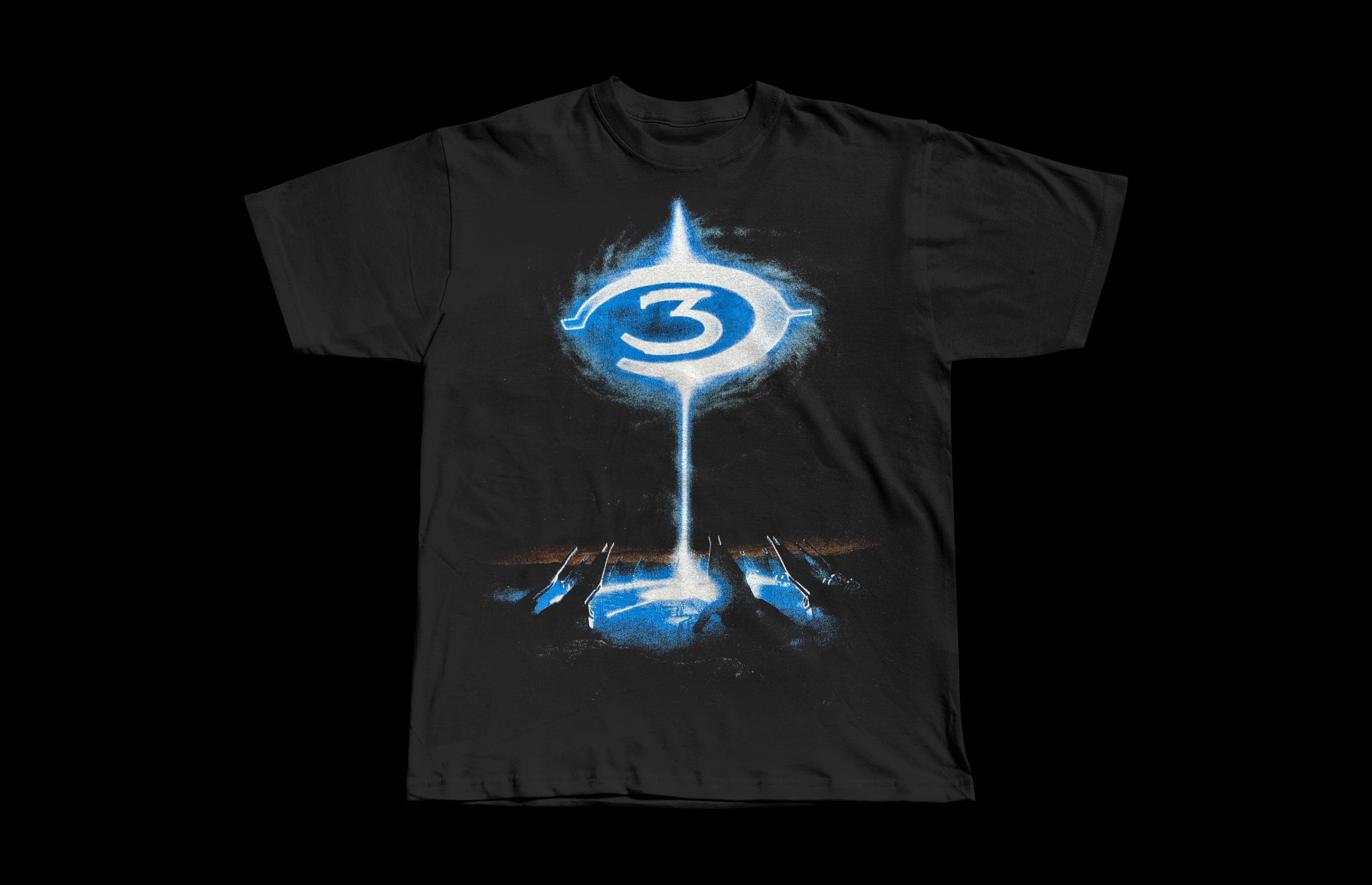 Halo 3 Y2K Graphic T-Shirt | Heavyweight Cotton Streetwear Fit - Image 1