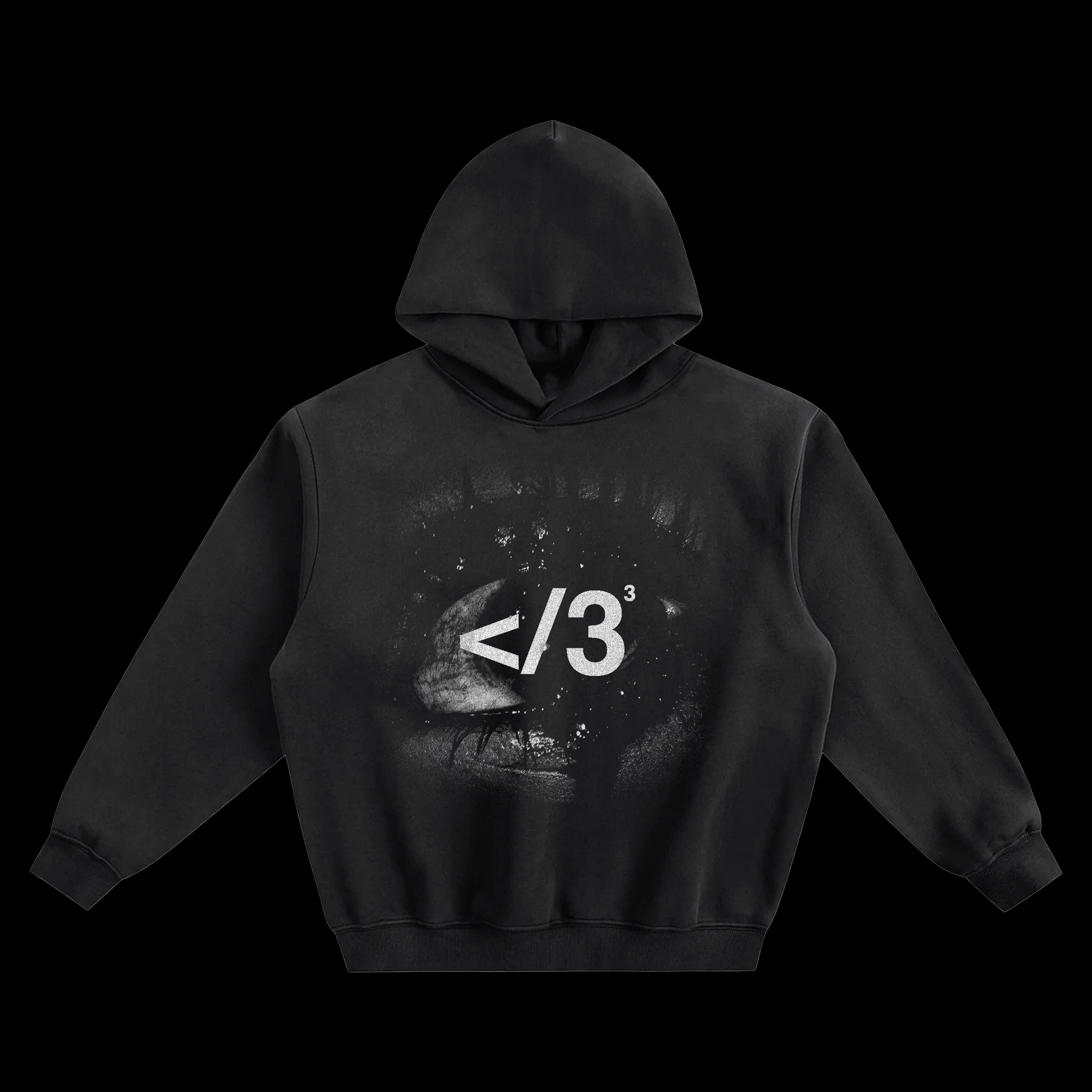 Destroy Lonely “Broken Hearts 3” Inspired Fleeced Boxy Hoodie - Image 1