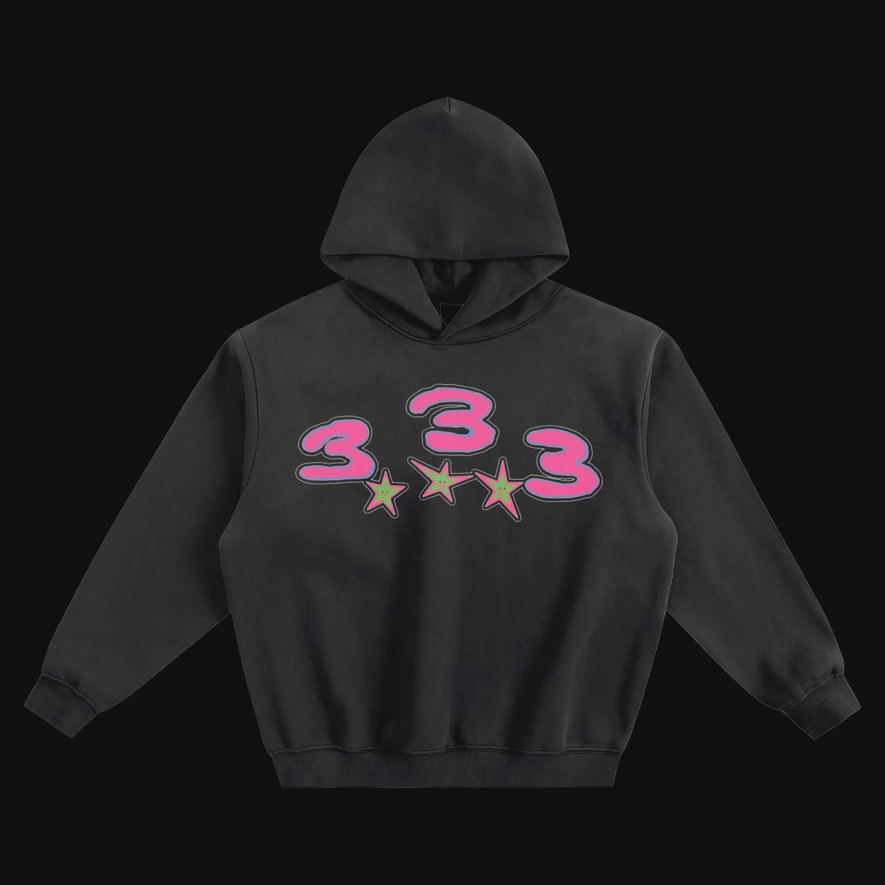Bladee 333 Heavyweight Hoodie | Fan-Made Streetwear Merch - Image 1