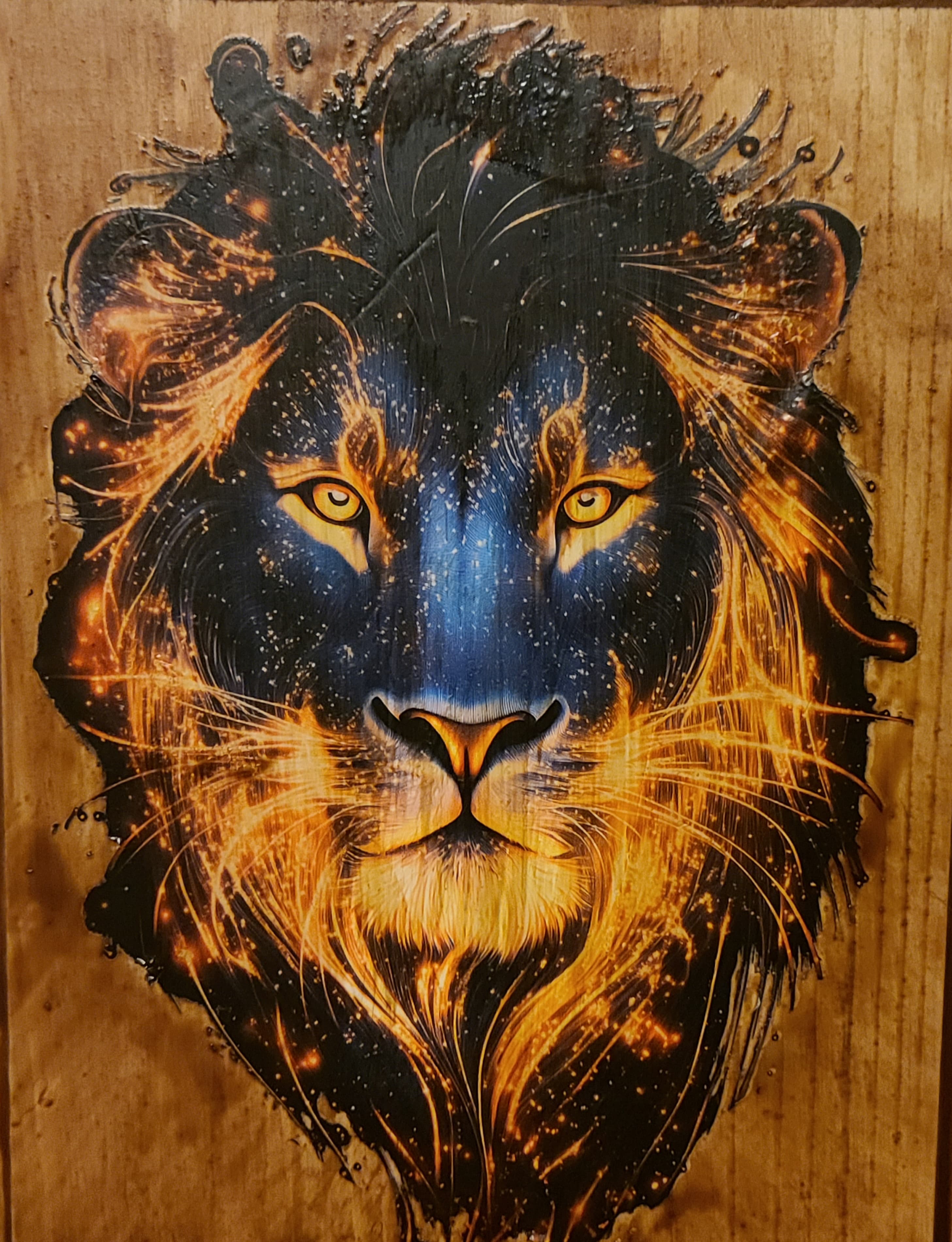 Handmade Hanging Wood Decoration