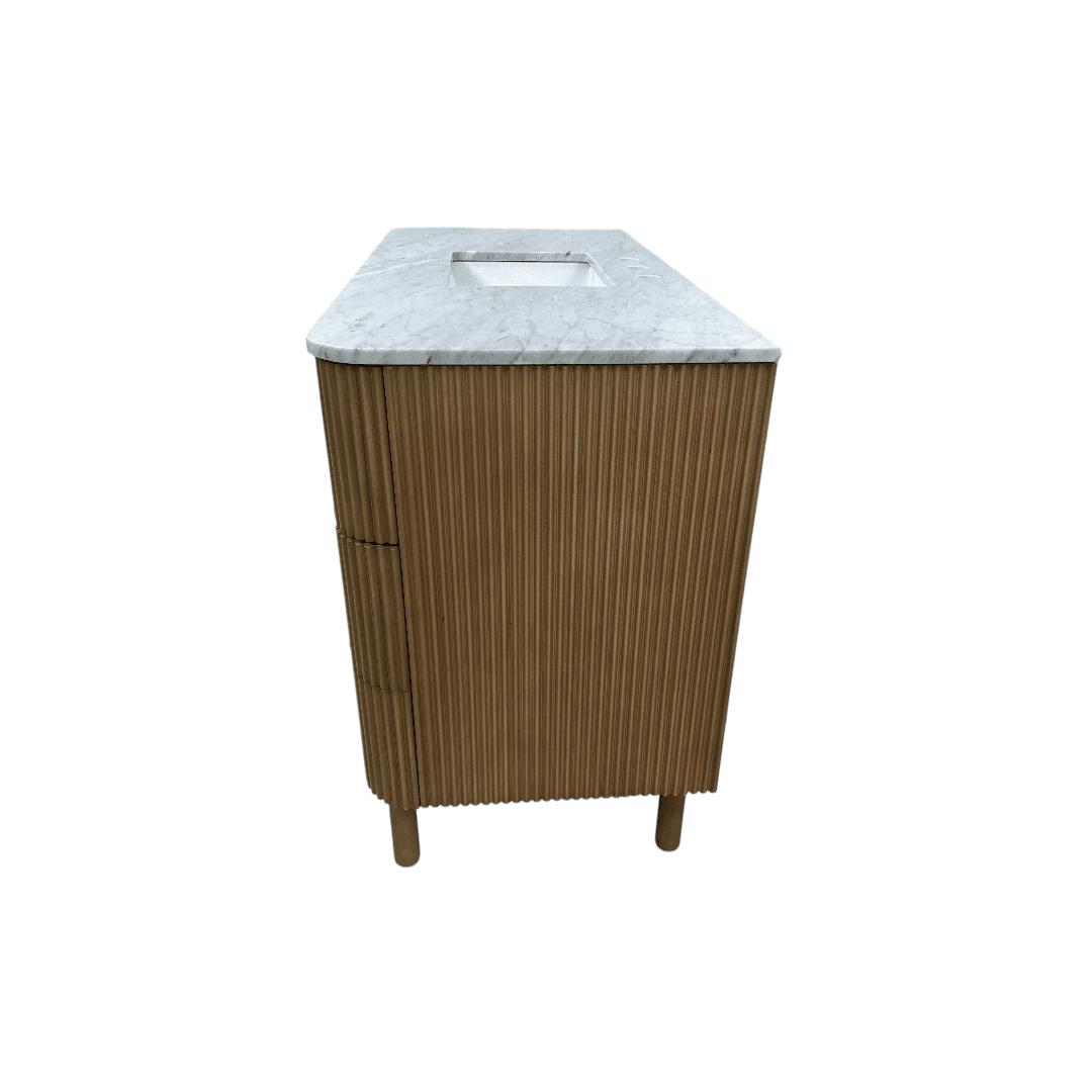Highbury Furnishings Kensington 48" Bathroom Vanity in Fluted Birch - Thumbnail 13