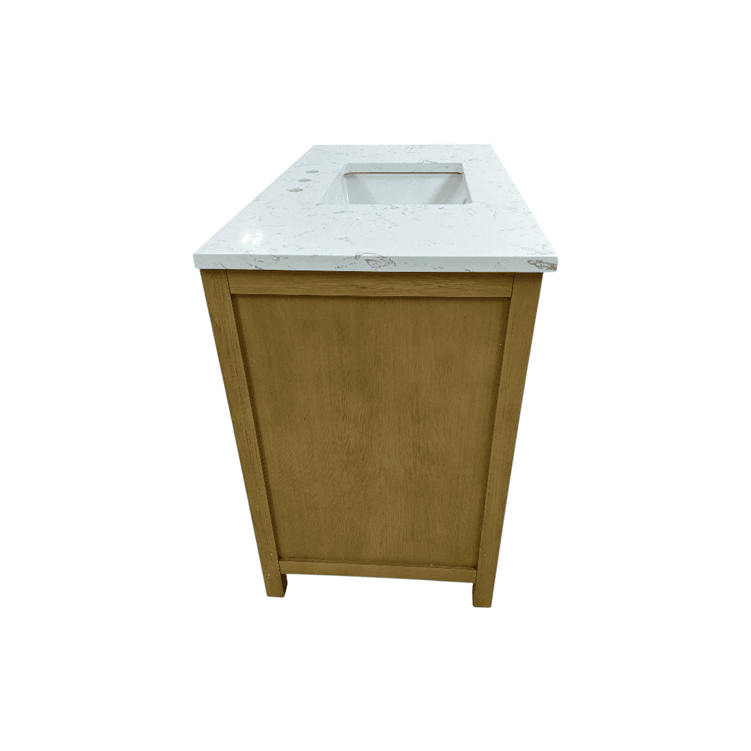 Sudio Design Logan 42″ Sand Vanity with Carrara White Top - Thumbnail 16
