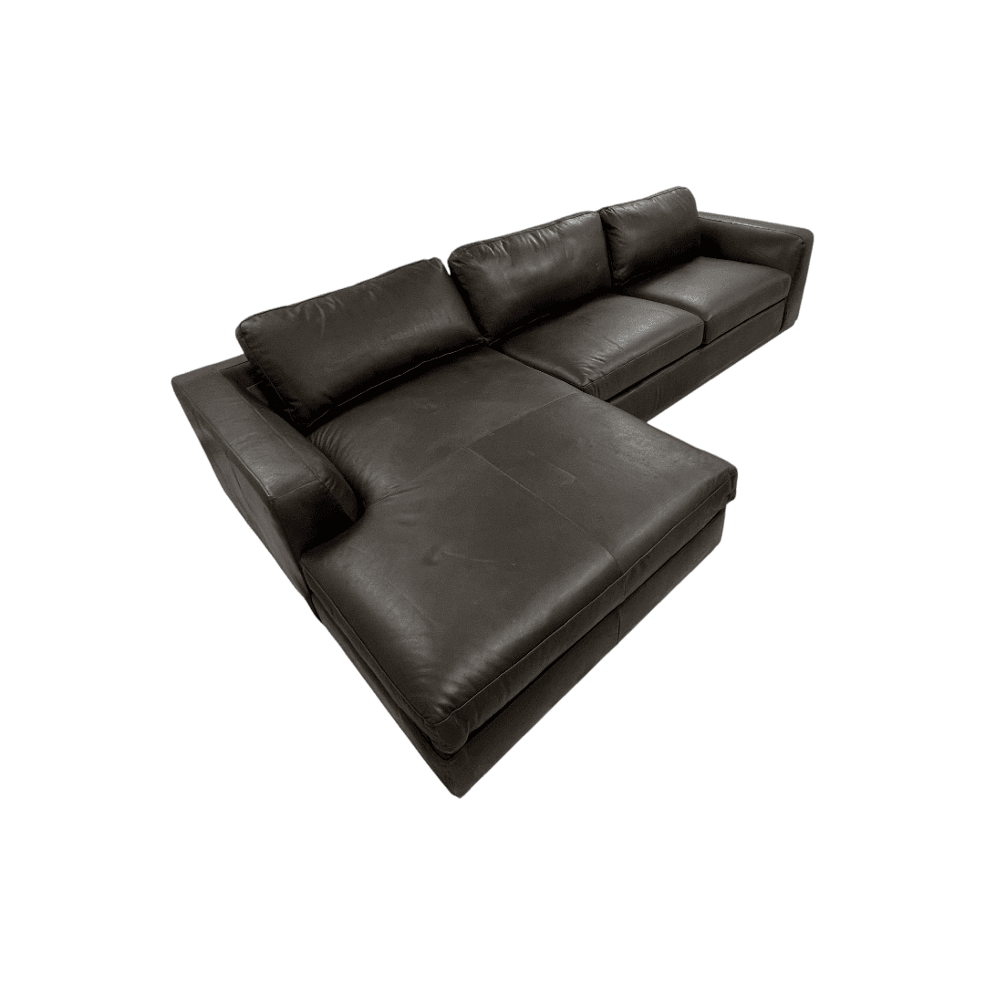 Four Hands Colt 2-Piece Sectional - Heirloom Cigar - Thumbnail 7