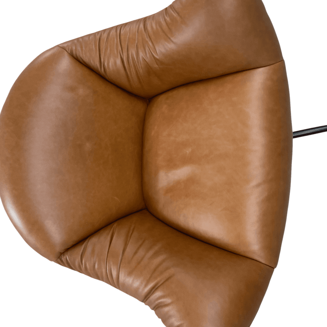 Castlery Arden Leather Swivel Armchair Set of 2 - Thumbnail 15