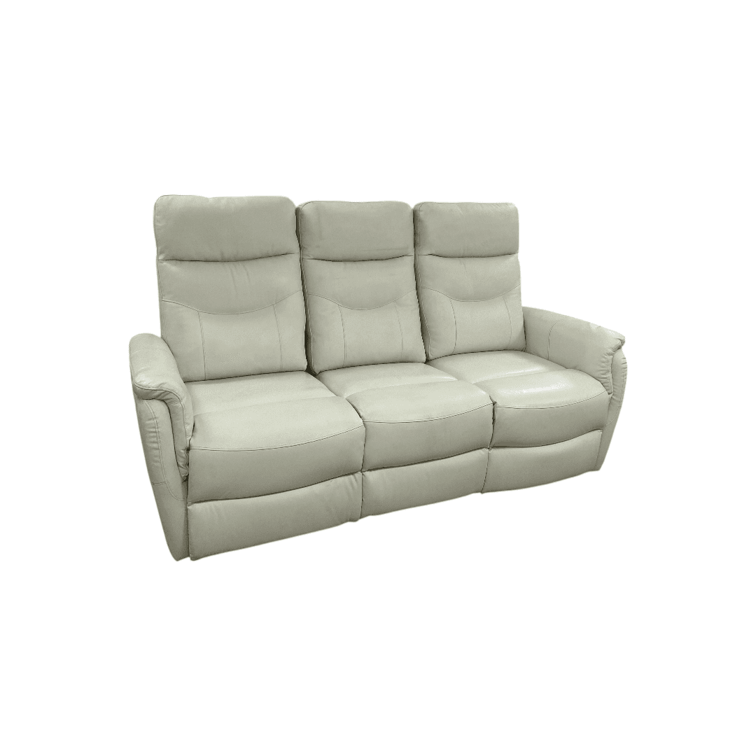 Latitude Run Viradis Genuine Leather Zero Clearance Recliner Power Reclining Sofa With USB Port, Modern 3 Seater Recliner Couch - Thumbnail 12