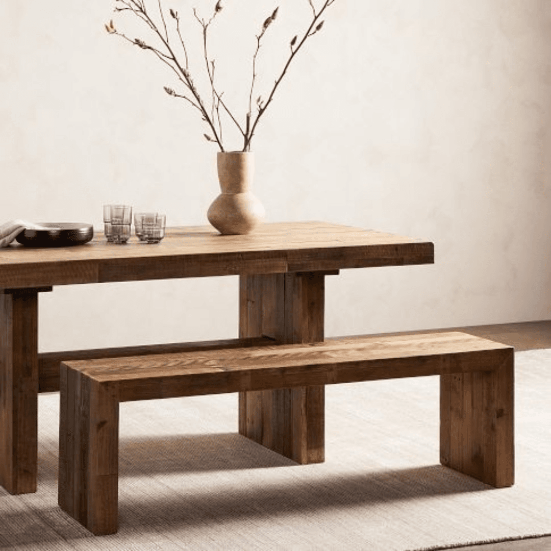 Joss and Main Adene Solid Wood Bench - Image 1