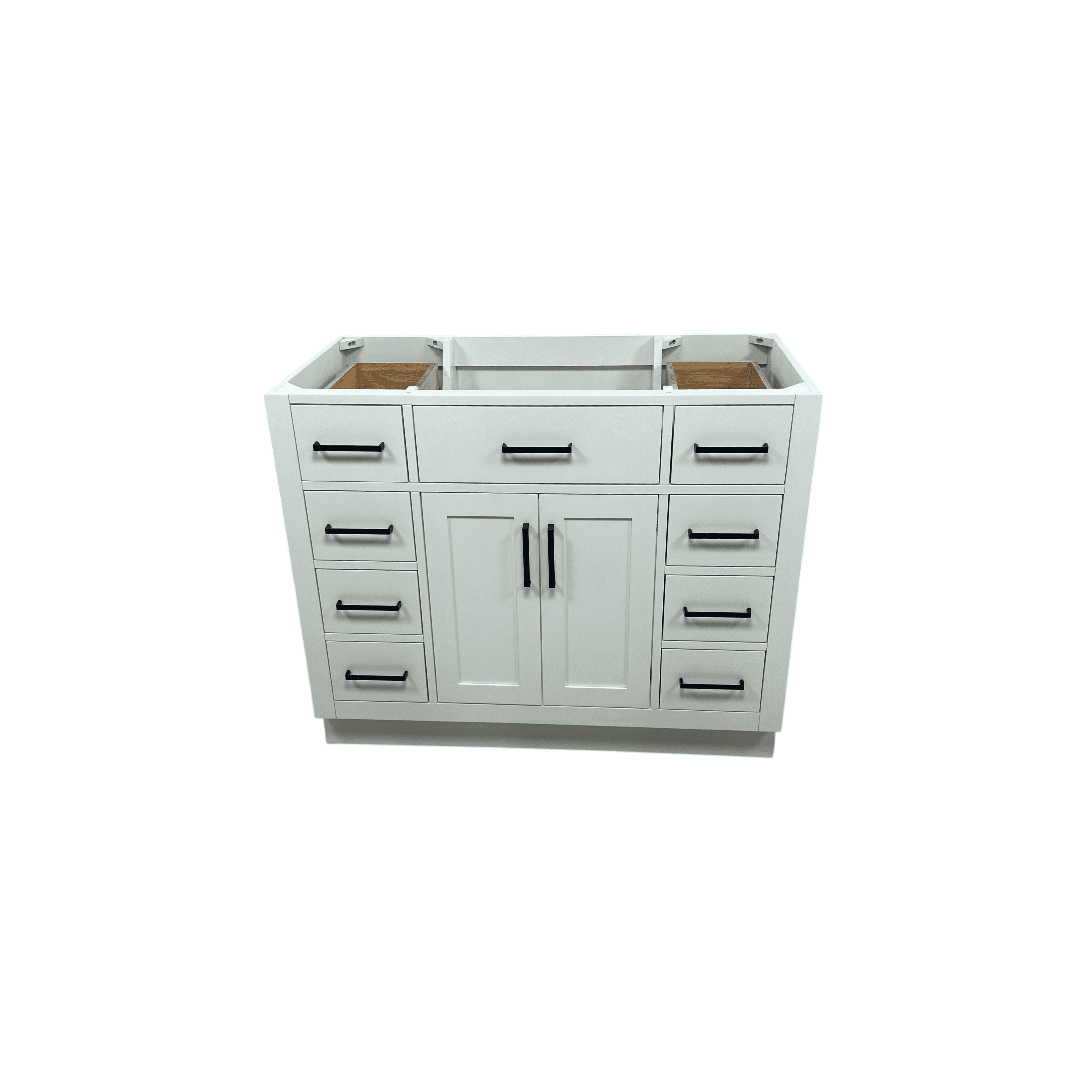 Winston Porter Osoria Solid Wood Single Bathroom Vanity Base Cabinet Without Top - Thumbnail 3