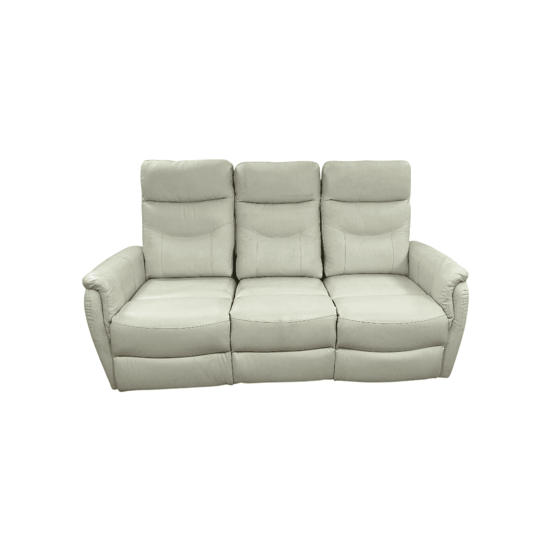 Latitude Run Viradis Genuine Leather Zero Clearance Recliner Power Reclining Sofa With USB Port, Modern 3 Seater Recliner Couch - Thumbnail 11