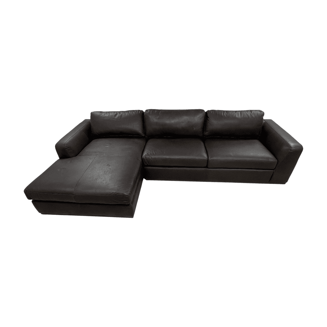 Four Hands Colt 2-Piece Sectional - Heirloom Cigar - Thumbnail 5