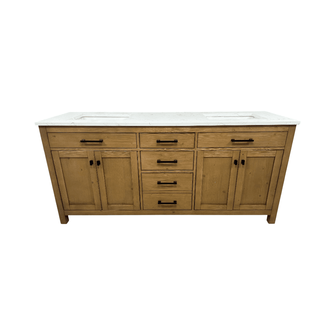 Breakwater Bay Ajiya 72" Double Bathroom Vanity Set - Thumbnail 13