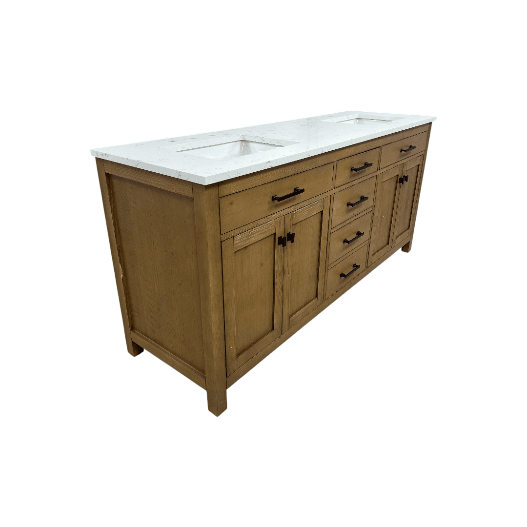 Breakwater Bay Ajiya 72" Double Bathroom Vanity Set - Thumbnail 10