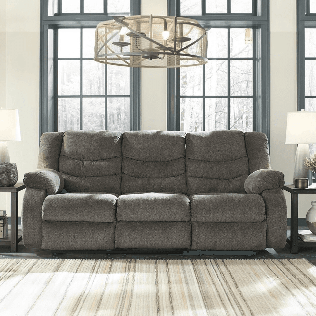 Ashley Furniture Tulen Manual Reclining Sofa - Image 1