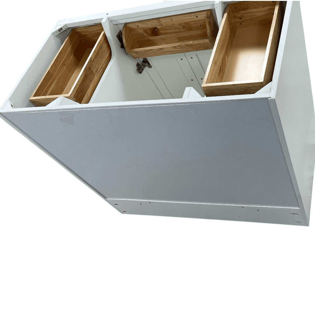 Winston Porter Osoria Solid Wood Single Bathroom Vanity Base Cabinet Without Top - Thumbnail 16