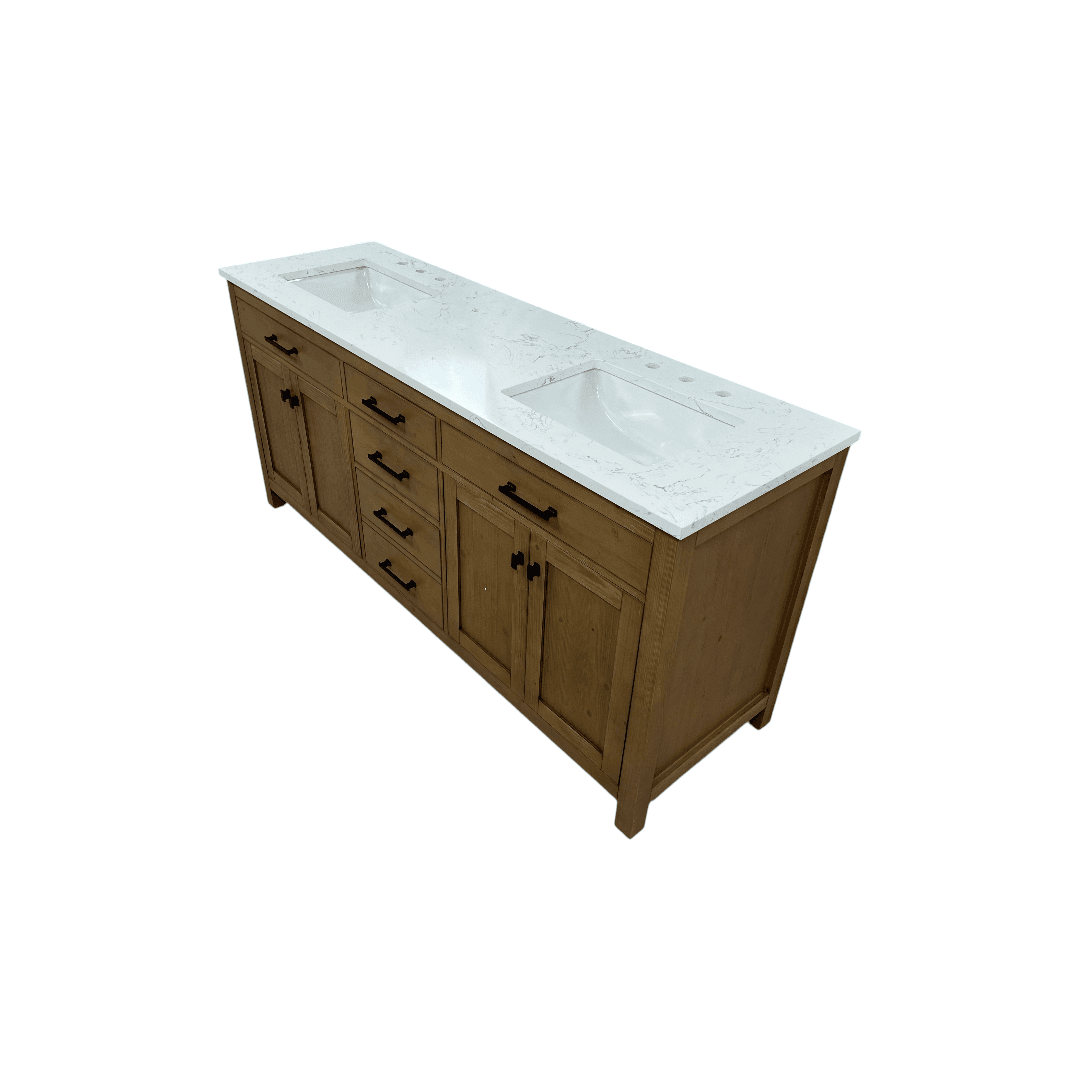 Breakwater Bay Ajiya 72" Double Bathroom Vanity Set - Thumbnail 5