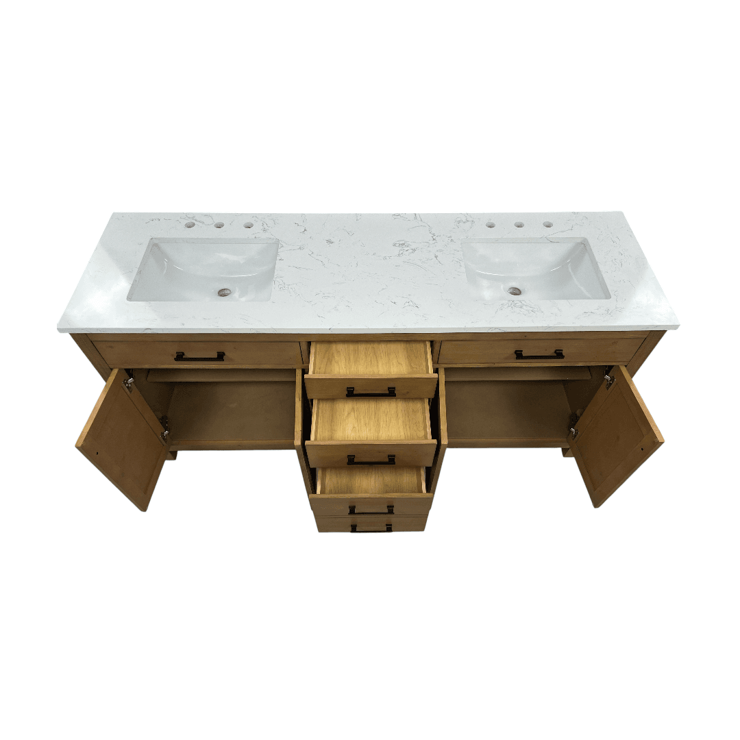 Breakwater Bay Ajiya 72" Double Bathroom Vanity Set - Thumbnail 28