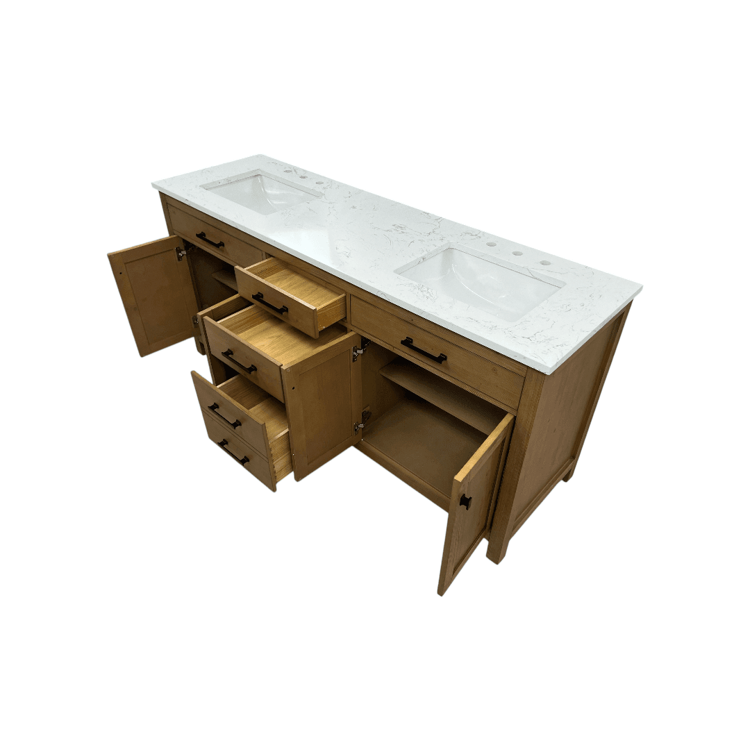 Breakwater Bay Ajiya 72" Double Bathroom Vanity Set - Thumbnail 25