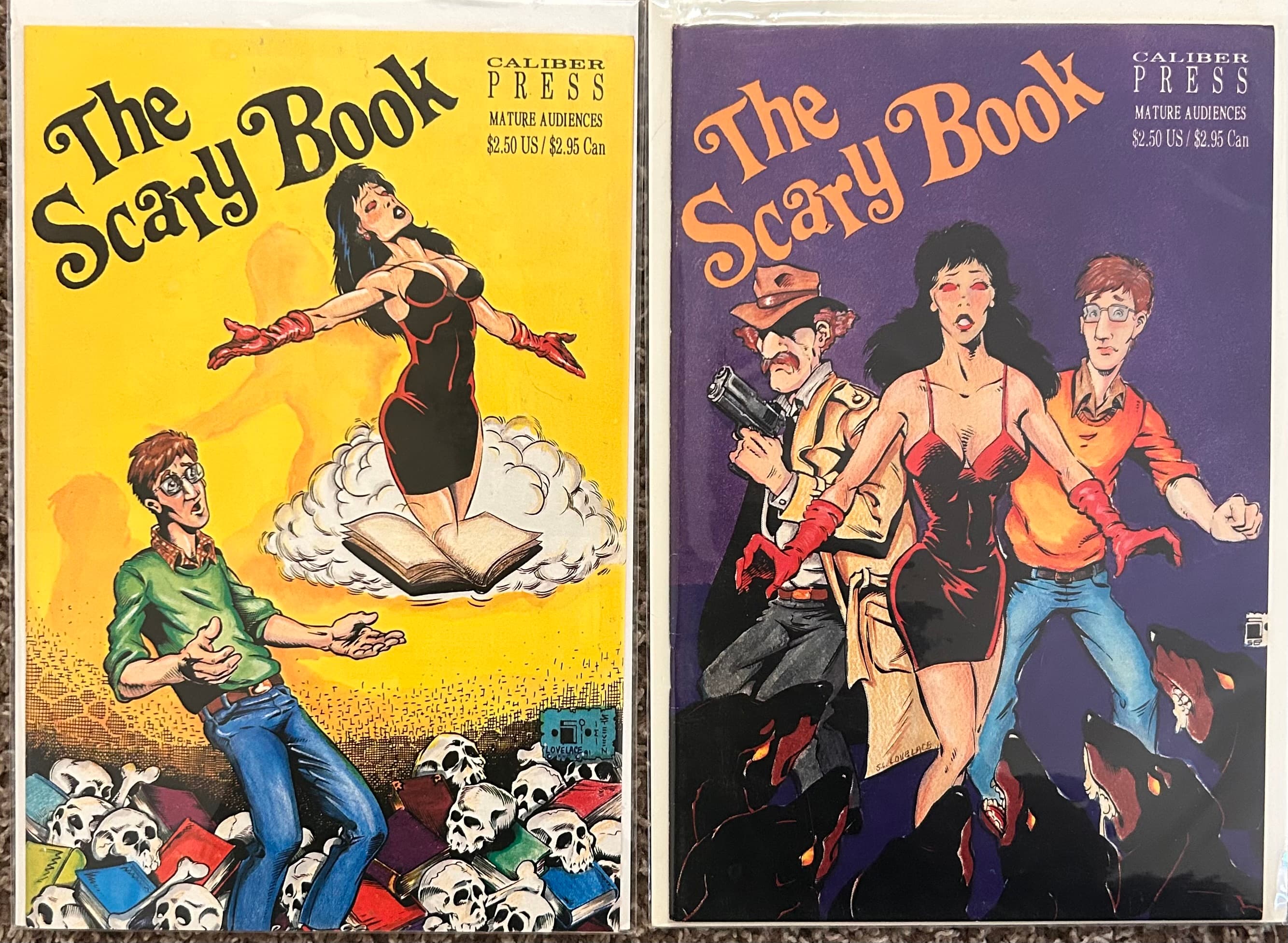 The Scary Book by Caliber Press #1 & 2 - Mature Audiences - Comic Collection - Image 1
