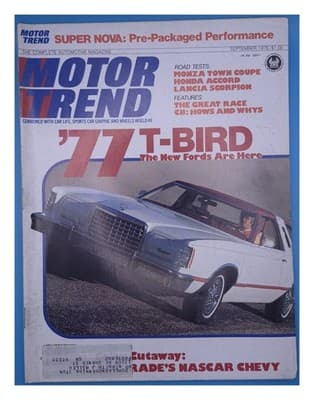 Motor Trend September 1976 The Complete Automotive Magazine - Image 1