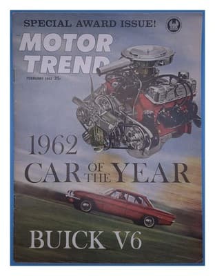 MOTOR TREND February 1962 1962 CAR OF THE YEAR Magazine - Image 1