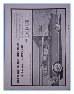 Motor Trend April 1955 Cadillac Eldorado Brougham Car Magazine - Thumbnail 2