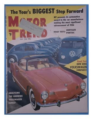 Motor Trend May 1956 The Year's BIGGEST Step Forward Magazine - Image 1