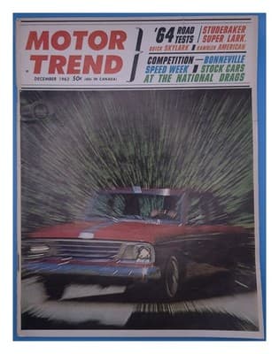Motor Trend December 1963 1964 Road Tests Magazine - Image 1