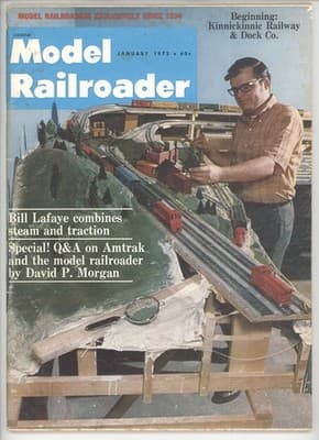 Model Railroader January 1972 Amtrak Q&A Model Railroader Magazine - Image 1
