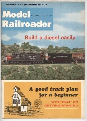 Model Railroader December 1967 Build Diesel Easily Magazine - Image 1