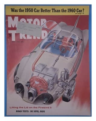 Motor Trend April 1956 Firebird II Car Magazine - Image 1