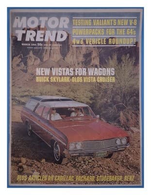 Motor Trend March 1964 4WD Vehicle Roundup Magazine - Image 1