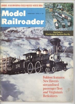 Model Railroader January 1976 Virginian Berkshires Magazine - Image 1