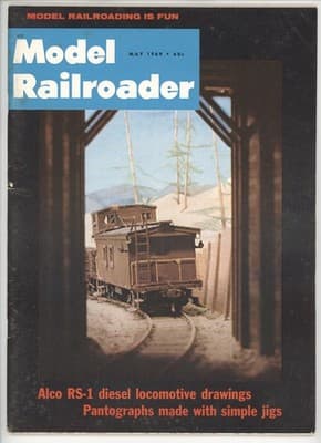 Model Railroader May 1969 Alco RS-1 Diesel Locomotive Drawings Magazine - Image 1